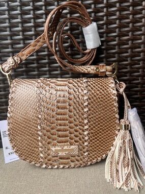 NWT Brahmin BRIAR in GISELA TIMELESS TAUPE Crossbody Bag